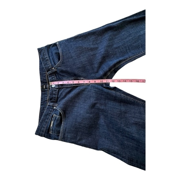 Hugo Boss Dark Wash Straight Leg Jeans With Stretch - Size 36/34 - Picture 14 of 15